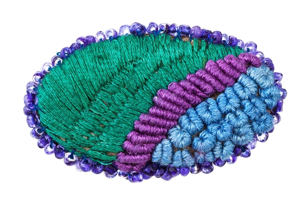modern embroidered patch